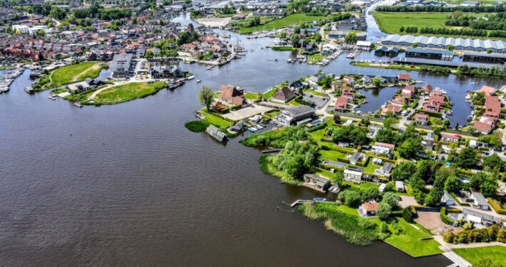 Omgevingswet Dronefoto Grou Friesland
